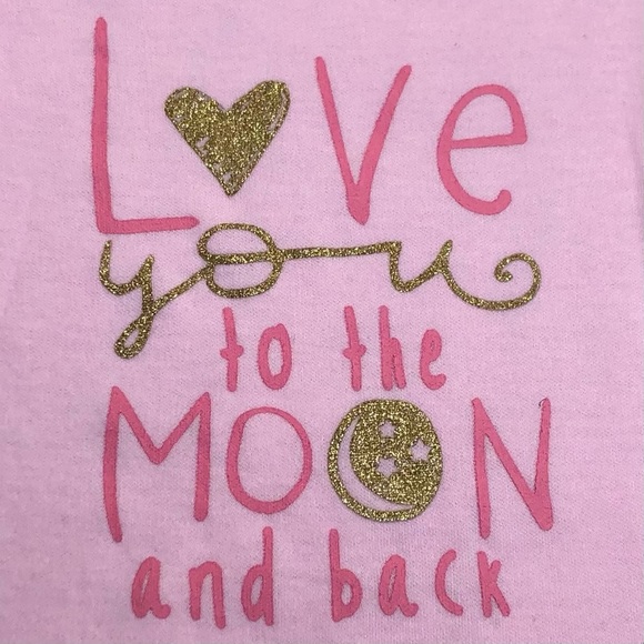 Swiggles Infant Girls Onesie Love You To the Moon - Picture 3 of 7